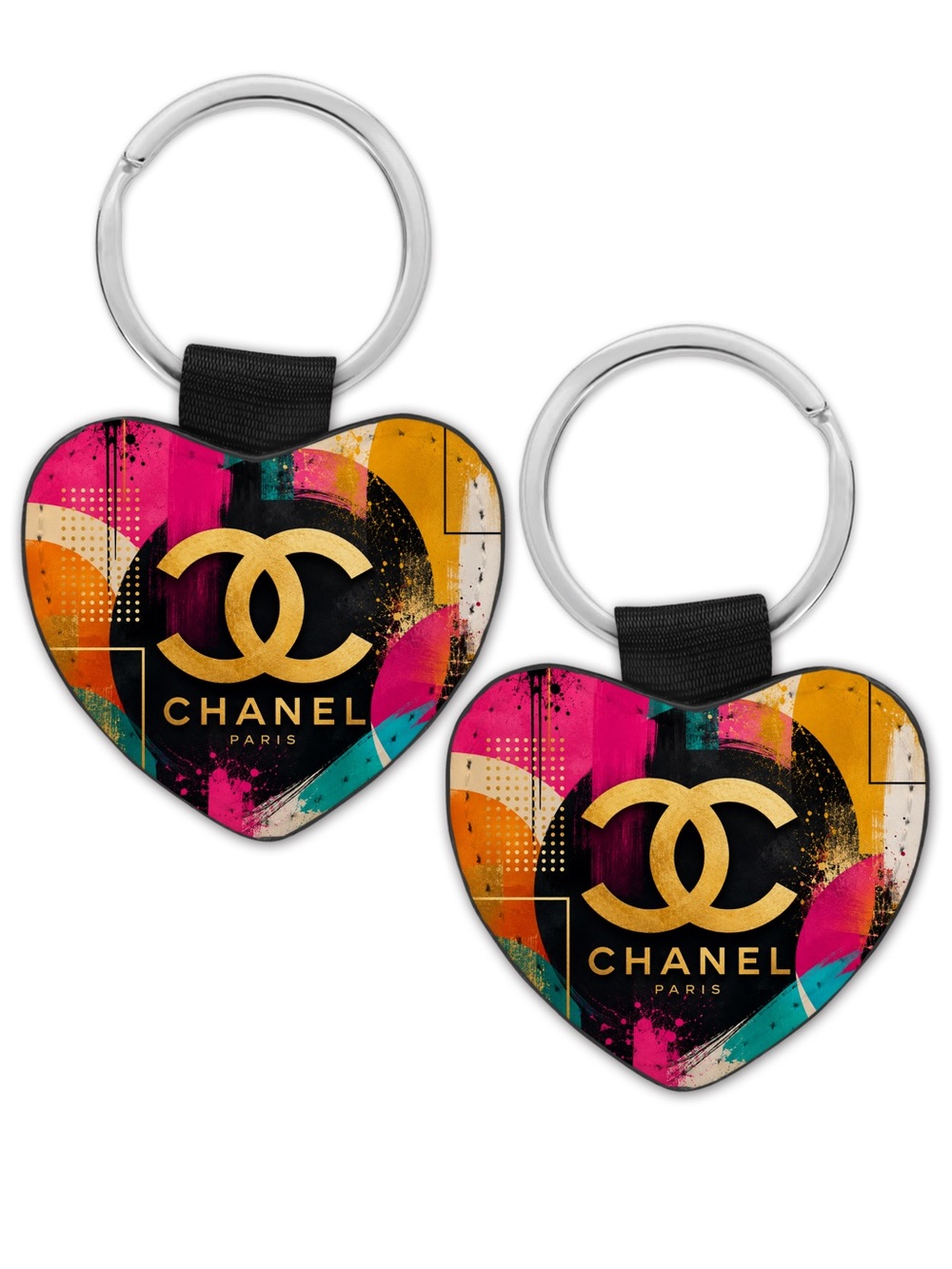 HANDMADE FASHION Heart Keychain